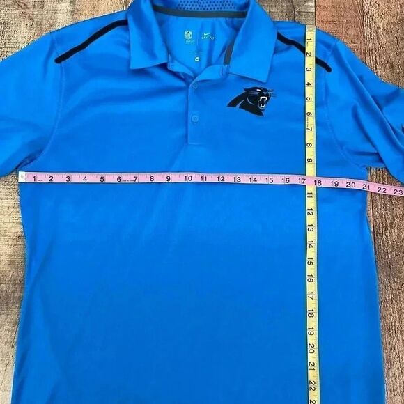 Nike Dri-Fit NFL Carolina Panthers Polo Shirt - Picture 6 of 9